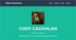 Desktop Screenshot of codycaughlan.com