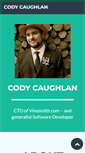 Mobile Screenshot of codycaughlan.com